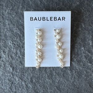 BaubleBar Margaux Pearl Drop Earrings